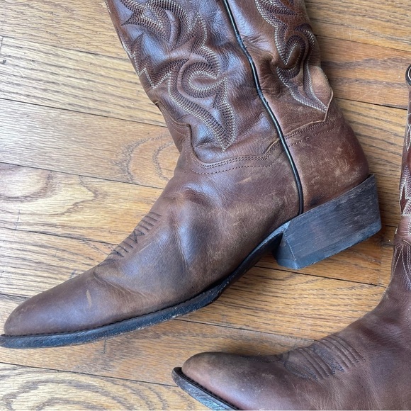 Dan Post Mens Bay Apache 13 Mignon Leather 2159 Size 11 - Picture 2 of 12